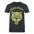 Plein Sport Large Stencil Tiger Logo Navy T Shirt
